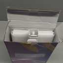 Trifold Makeup Mirror Vanity Mirror with Lights,1X 2X 3X Magnification,Touch Control,Adjustable Rotation,Dual Power Supply,Portable Travel Cosmetic Mirror,Birthday Gifts for Women,Teengirls (White)