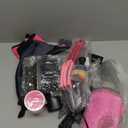 ThinkLearn Car Cleaning Kit, Car Vacuum Detailing Kit Interior with High Power Handheld Vacuum, Including 7Pcs Detailing Brush Set, Windshield Cleaner, Pink Car Accessories for Women