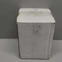 I00000 30 Pack White Plastic Bowls with Gold Rim,16 oz Disposable Soup Bowls,Premium Heavy Plastic Serving Bowls Ideal for Salad, Soup,Noodles