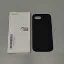 ORNARTO Compatible with iPhone 16e Case 6.1"(2025), Liquid Silicone 3 Layers Full Covered Soft Gel Rubber Phone Case,Shockproof Protective Cover with Anti-Scratch Microfiber Lining-Black