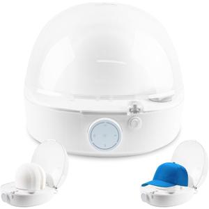 Auto Hat Cleaner & Steamer Shaper, 3-in-1 Steam Clean, Iron & Dry, Fast Drying for Baseball/Bucket/Wool Hats, Restores Shape, Includes Cleaner, No Deformation, Removes Wrinkles & Odors, Keeps Shape.