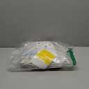 Vocander Beige White Split Corner Bed Skirt for Full Beds 14 Inch Drop, Adjustable Elastic Dust Ruffles for Metal Frame, Adjustable Tailored Bedskirts Fade & Wrinkle Resistant