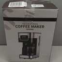 SHARDOR 10-Cup Programmable Coffee Maker, Regular & Strong Brew Drip Coffee Machine for Home and Office, Auto Shut Off, Permanent Filter, Silver