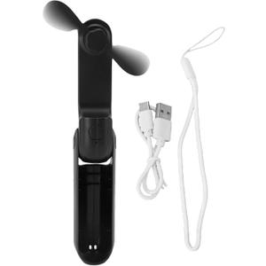 TOPINCN Portable Handheld Fan, 2000mAh USB Rechargeable Foldable Personal Small Fan with 3 Gear, Low Noise, High Speed Powerful Cooling, for Camping Travel Office Summer