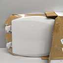 Bemis 1500EC Durable Wood Toilet Seat with Easy Clean Hinges, Made in USA, Elongated, Ice Grey