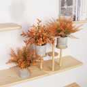 Fall Fake Potted Plants Artificial Plants for Shelf/Living Room/Wall/Home Decor (Fall)