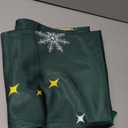 Horaldaily Christmas Tablecloth 9090 Inch Round, Christmas Trees Green Washable Table Cover for Party Picnic Dinner Decor