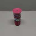 REDUCE Aspen 20 oz Vacuum Insulated Glass Tumbler with Lid & Extra Wide Straw - Keeps Drinks Cold for 12 Hrs - Ideal for Iced Coffee, Smoothies & Boba - Dishwasher Safe, Soft Base - Dragonfruit