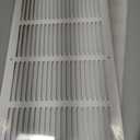 20x10 Duct Opening | Steel Return Air Grille | Vent Cover Grill for Sidewall and Ceiling | HVAC Cold Air Intake Grille | White | Outer Dimensions: 21.75"W X 11.75"
