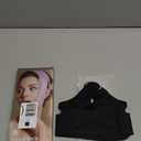 V-Line Sculpting Face Mask  Silicone Chin Strap for Jawline Tightening & Double Chin Reduction (23-27 Inches) (Matte Black)