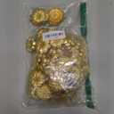 144 Pack Diwali Gifts Bulk, Lotus Incense Holder, Indian Return Gifts for Pooja Bulk, Gold Lotus Incense Sticks Holder with Organza Bags & Thank You Cards, Indian Return Gift (144 Pack)