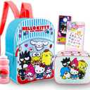 Hello Kitty and Friends Backpack with Lunch Box - Bundle with 16" Backpack, Lunch Bag, More | Hello Kitty and Friends School Supplies for Girls