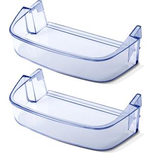 2-Pack WPW10430639 Refrigerator Door Shelf Bin Compatible with Whirlpool Kenmore, Freezer Door Bin W10430639 W10324876 WPW10430639VP AP6021338 PS11754659 EAP11754659 2683861