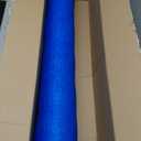 Yes4All Medium Firm Round PE Foam Roller 12, 18, 24, 36 Inches for Pilates, Yoga, Stretching, Balance & Core Exercises (Blue)