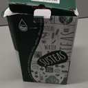 SUSTEAS 2.0 Liter 68oz Glass Pitcher with Lid, Easy Clean Heat Resistant Glass Water Carafe with Handle for Hot/Cold Beverages - Water, Cold Brew, Iced Tea & Juice, With 1 Long-Handled Brush Included (Clear)