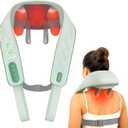 Snailax Cordless Neck Shoulder Massager with Heat, 4D Deep Tissue Kneading, Shiatsu Back Massager Pillow for Neck, Shoulder, Christmas Gifts for Men, Women