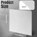 1 Pcs 430 Stainless Steel Sheet Metal 16 x 16 Inches 24GA Metal Plates Panel #4 Brushed Finish Magnetic Mount Board Wall Food Truck Restaurant Crafting Kitchen Floor Trailer Garage Gym
