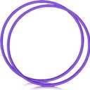 2 Pcs Toy Hoop Exercise Hoop Detachable Adjustable Plastic Toy Ring Playground Equipment for School Colored Circles Exercise Ring for Teens Dog Agility Equipment(Purple,23 Inch)