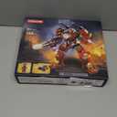 TIALLOW City Iron Warrior Mecha Building Sets, Mech Armor Building Blocks Model Kits, Robot Action Figure Toy Playset for Kids, for Boys and Adults Age 6 8 10 14