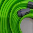 Sprinkler Soaker Hose for Yard 100 FT, Heavy Duty Garden Water Hoses with Stakes, Sprinklers System for Lawn, Flexible Drip Irrigation Tubing (50FT x 2 Pack)