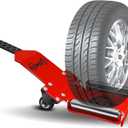 Portable Tire Jack Tool with Roller Plate,CGENWDCH Heavy Duty Tire Jack Leverage Tool, for Cars, SUVs, Large Off-Road Trucks, Mobile Passenger Cars and Vehicles with Wheel Bolts and Nuts