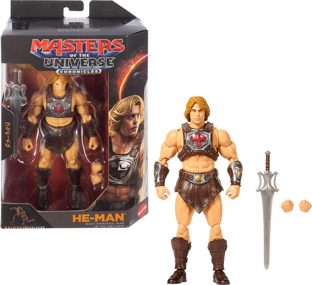 Masters of the Universe Action Figure Chronicles He-Man, 6.5 Inch 2026 Movie Accurate Most Powerful Hero, 30 Points Articulation, Nicholas Galitzine