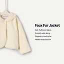 Amazon Essentials x Sofia Grainge Unisex Toddlers and Babies' Faux Fur Jacket 24M