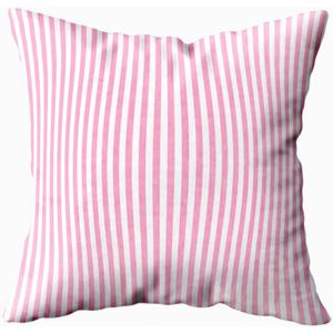 Pink White Stripe Throw Pillow Covers 20X20 Inch Geometric Pillowcases for Home Sofa Bedding (Muiti 11)