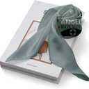 4 x Silk Scarf for Women,Digital Printed Scarves 20.8" x 21.6" Neck Scarf Breathable Lightweight for Nurses Gift Packed (All Angels..)