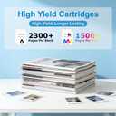 950XL 951XL Ink Cartridges Compatible for HP 951 XL for HP 950 xl Printer Ink 950 951 ink combo pack Work with OfficeJet Pro 8100 8600 8610 8615 8620 8625 8630 8660 251dw 271dw 276dw Printer(4 Pack)