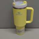 STANLEY Quencher H2.0 Tumbler with Handle and Straw 40 oz | Flowstate 3-Position Lid | Cup Holder Compatible for Travel | Insulated Stainless Steel Cup | BPA-Free | Pomelo