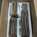 MALACASA Ivory White Dinnerware Sets, 30-Piece Porcelain Plates and Bowls Sets, Modern Dish Set for 6, Square Plates Dinnerware Set Kitchen Dishware Sets, Microwave and Dishwasher Safe, Series Flora