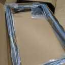 12 Pack - L 16" x H 8" x W1.5, 5mm Thick Black L Shelf Bracket, Iron Shelf Brackets, Metal Shelf Brackets, Floating Shelf, Shelf Supports with Screws