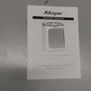 Space Heater, 1500W Electric Heaters Indoor Portable with Thermostat, PTC Fast Heating Ceramic Room Small Heater with Heating and Fan Modes for Bedroom, Office and Indoor Use (10IN)