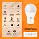 | 15w, 100W Eq, GU24 Base LED 2 Prong Light Bulbs, UL Approved, 120v, Mini Twist Lock, 5CCT (2700K-5000K) Dimmable - Replaces Spiral Self Ballasted CFL Two Pin Fluorescent Bulbs (4PK)
