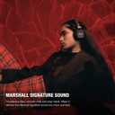 Marshall Major V Wireless On-Ear Bluetooth Headphones - 100+ Hr Playtime | Detachable Audio Cable | Microphone for Calls | Lightweight, Foldable Design for Travel - Black