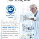 Waterdrop ADQ747935 LT1000PC Replacement for LG LT1000P/PC/PCS ThinQ Refrigerator Water Filter, LFXS26973S, LMXS28626S, LMWS27626S, LFXS28596S, ADQ74793501 and LT120F, 3 Combo