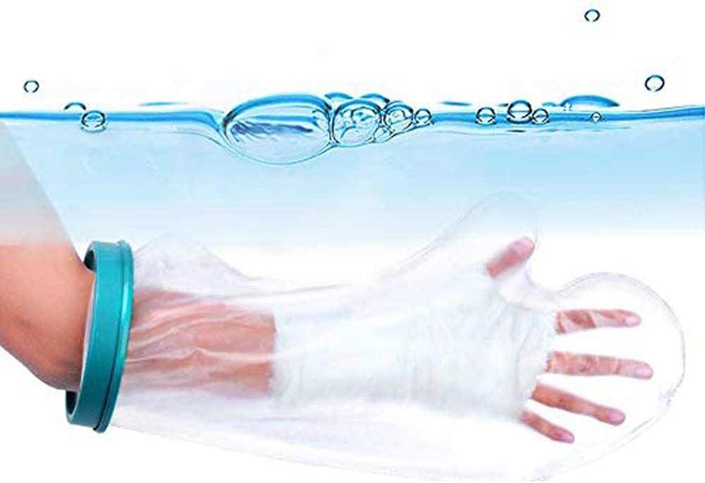 VESKIMER Arm Cast Cover for Shower Arm Adult - 100% Waterproof Cast Protector, Cast Bag, Cast Sleeve - Comfortable Watertight Protection for Broken Hands, Fingers, Wrists
