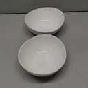 Sweese Porcelain Serving Bowls Set, 10-42 oz, Versatile for Salad, Soup, Snacks, Microwave Dishwasher Safe, White