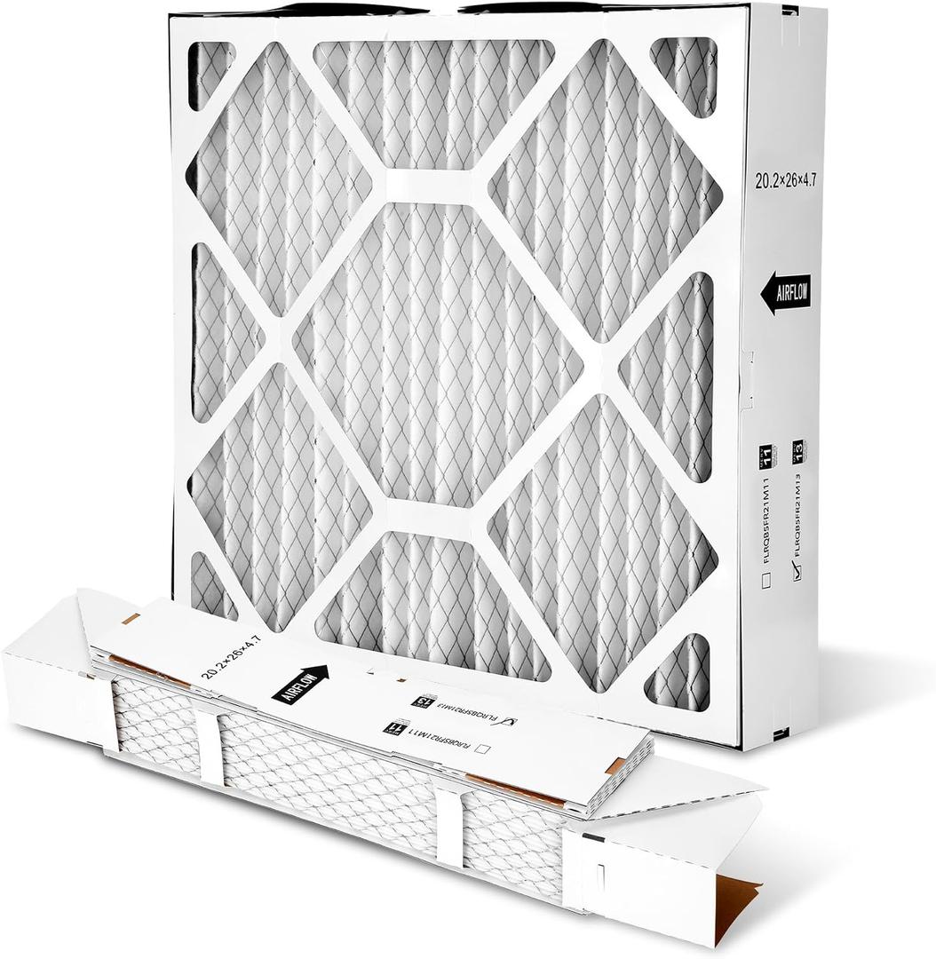 2 Packs FLRQB5FR21M11 20.2''x26''x4.7'' Air Filter Compatible with Trane FLRQB5FR21M13 and Envirowise 20.2'' x 26'' x 4.7'' MERV 13 Media Filter