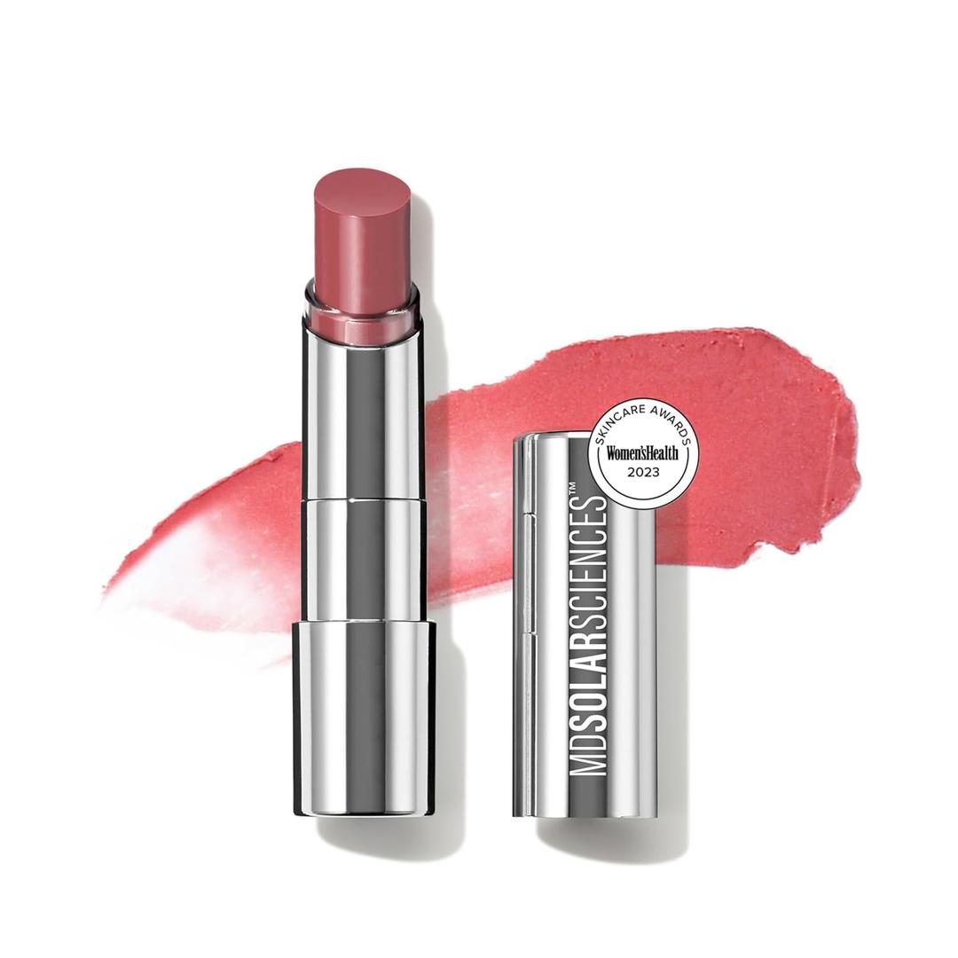 MDSolarSciences Tinted Sheer Lip Balm SPF 30 Hydrating Lip Sunscreen Shea Butter, Jojoba & Avocado Oils Moisturizing, Vegan, Clean & Cruelty Free Lip Care 0.15 oz (Blush)