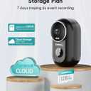 ZUMIMALL 2K Security Cameras Wireless Outdoor, Magnetic Mount, 130 View Outdoor Camera Wireless, 2.4G WiFi Battery Camera Indoor/AI Detection/3MP Color Night Vision/2-Way Talk/Cloud/Alexa/IP66