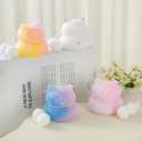 2 x Taba Squishy Cat Squeeze Toys,Sensory Fidget Toy for Your Best Mellow and Chill,Party Favors,Perfect Desk Accessory for Adults (White)