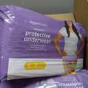 Amazon Basics Incontinence Underwear for Women, Disposable, Postpartum, Maximum Absorbency, Bladder Leak Protection, Odor Control, Comfortable Fit, Small, Lavender, 72 Count (3 Packs of 24)