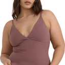 Organic Basics Womens Core Organic Cotton Cami Tank Top (Small, Rose Wood)