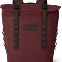YETI Hopper M12 Backpack Soft Sided Cooler with MagShield Access, Wild Vine Red
