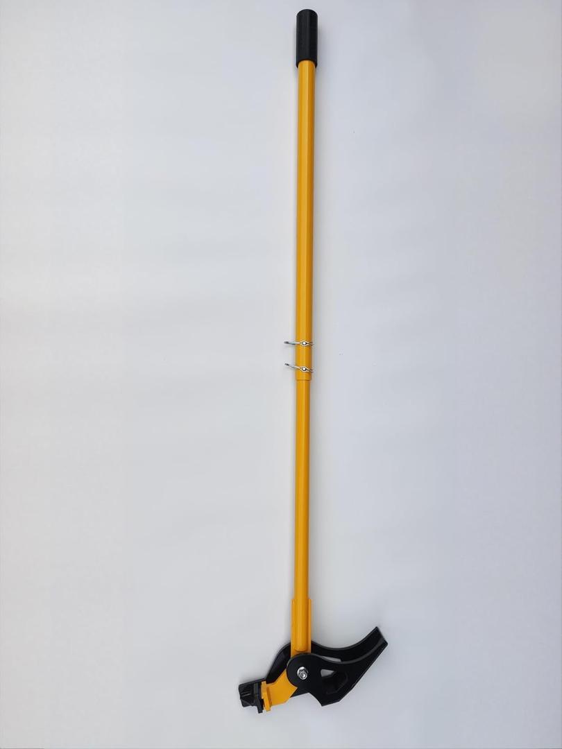 48" Heavy-Duty Root Puller – Instantly Uproots Trees & Shrubs (Stems ¼–2.5") | No Assembly, Ready to Use | Ergonomic Leverage Design for Landscaping, Farm & Forestry Work, Yellow.