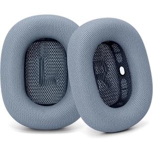 Ear Cushions Replacement for AirPods Max 2024, Ear Pads Cover for Apple Air Pods Max 2 Over-Ear Headphones with Sweatproof Protein Leather (Light Blue)