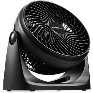 NEXAIR 7" Air Circulator Portable Turbo Fan, 3 Speed Adjustable Desk fan Powers Cool Air-Waves Up To 25ft, Quiet Operating Fan For Bedroom, Made Of Durable Material, Great For Office & Living Room