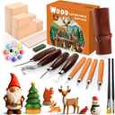 Wood Carving Kit for Beginners - Whittling Kit with Wood Blocks - Carving Tools for Beginners - Hobbies for Women and Men - Arts and Crafts for Adults & Kids - Gift for Girls and Boys